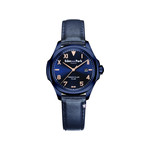 Montre EDEN PARK Club homme bracelet cuir bleu - vue 1