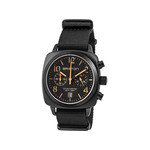 Montre BRISTON clubmaster classic chrono homme bracelet tissu noir - vue 1