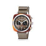 Montre BRISTON clubmaster sport homme bracelet tissu taupe - vue 1