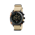 Montre BRISTON clubmaster sport homme bracelet tissu vert kaki - vue 1