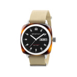 Montre BRISTON clubmaster sport hms homme bracelet tissu vert kaki - vue 1