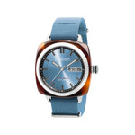 Montre BRISTON clubmaster sport hms homme bracelet tissu bleu fonce - vue 1