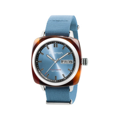 Montre BRISTON clubmaster sport hms homme bracelet tissu bleu fonce - vue 1