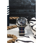 Montre BRISTON clubmaster outdoor homme bracelet tissu noir - vue D3