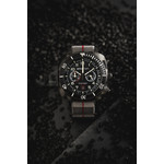 Montre BRISTON clubmaster outdoor homme bracelet tissu gris - vue D2