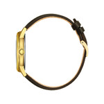 Montre CITIZEN classic elegant homme eco-drive, bracelet cuir marron - vue 2