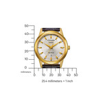 Montre CITIZEN classic elegant homme eco-drive, bracelet cuir marron - vue D2