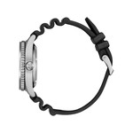 Montre CITIZEN promaster marine homme mecanique, bracelet caoutchouc noir - vue 2