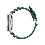 Montre CITIZEN promaster marine homme mecanique, bracelet caoutchouc vert - vue 2