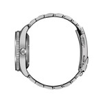 Montre CITIZEN promaster marine homme mecanique, bracelet acier inoxydable gris argent - vue 2