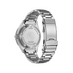 Montre CITIZEN promaster marine homme mecanique, bracelet acier inoxydable gris argent - vue 3