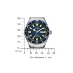 Montre CITIZEN promaster marine homme mecanique, bracelet acier inoxydable gris argent - vue D2
