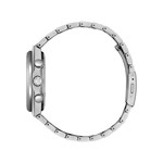 Montre CITIZEN super titanium homme eco-drive, bracelet titane gris argent - vue 2