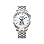 Montre CITIZEN platform homme mecanique, bracelet acier inoxydable gris argent - vue 1