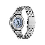 Montre CITIZEN platform homme mecanique, bracelet acier inoxydable gris argent - vue 3