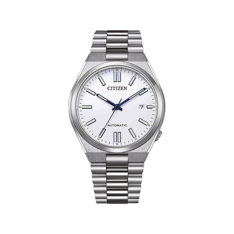 Montre CITIZEN tsuyosa homme mecanique, bracelet acier inoxydable gris argent - vue 1