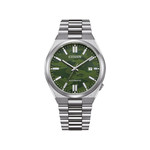 Montre CITIZEN tsuyosa homme mecanique, bracelet acier inoxydable gris argent - vue 1