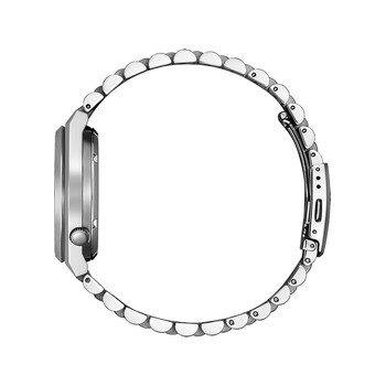 Montre CITIZEN tsuyosa homme mecanique, bracelet acier inoxydable gris argent