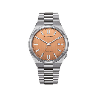 Montre CITIZEN tsuyosa homme mecanique, bracelet acier inoxydable gris argent - vue 1