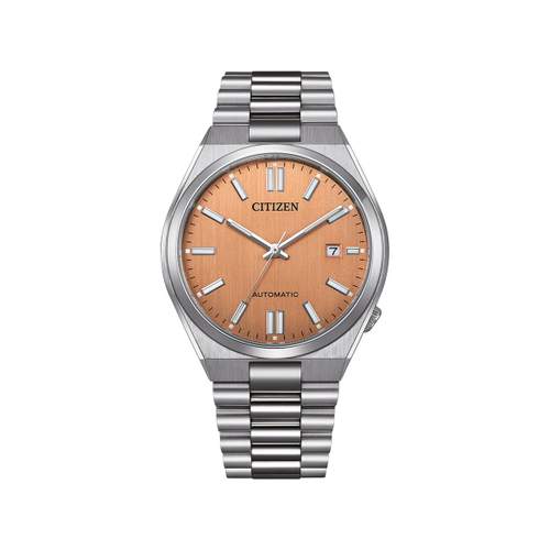 CITIZEN tsuyosa men's mechanical watch, silver-grey stainless steel bracelet