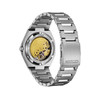 Montre CITIZEN super titanium homme mecanique, bracelet titane gris argent - vue V3