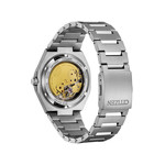 CITIZEN super titanium heren mechanisch horloge, zilvergrijs titanium armband - bekijk 3