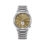 Montre CITIZEN tsuyosa homme mecanique, bracelet acier inoxydable gris argent - vue 1