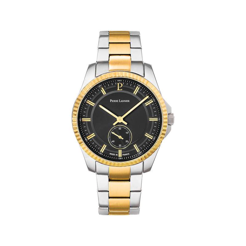 Montre PIERRE LANNIER Metropolitain homme bracelet acier bicolore - vue 1