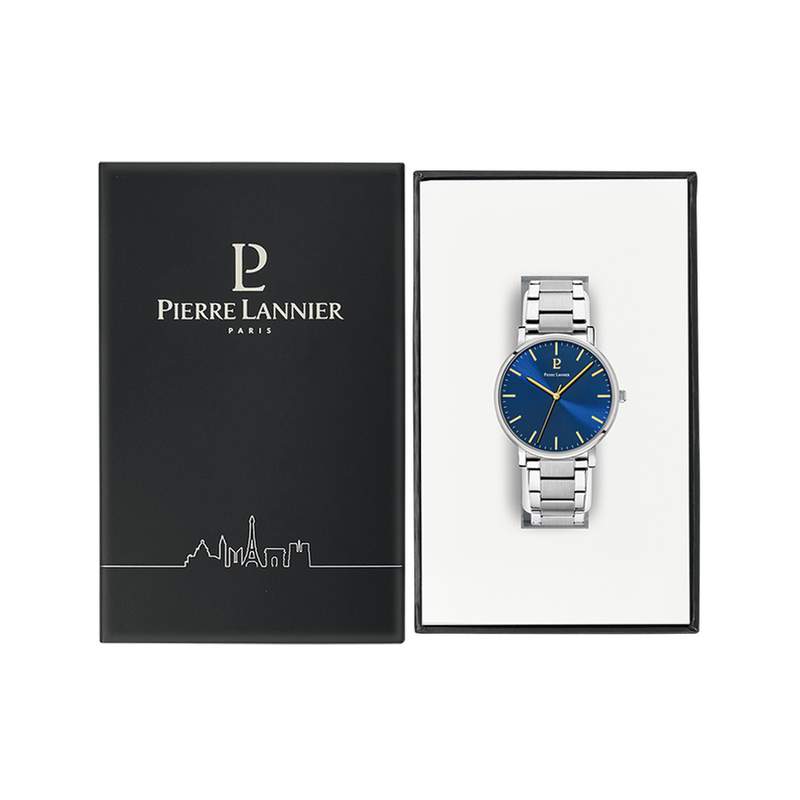 Montre PIERRE LANNIER Essential homme bracelet acier - vue D2