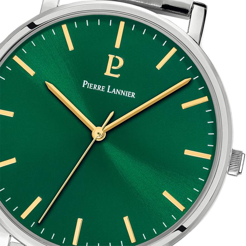 Montre PIERRE LANNIER Essential homme bracelet acier - vue D1