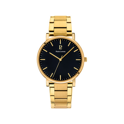 PIERRE LANNIER Essential Men's Watch with Gold-Toned Steel Bracelet - View 1