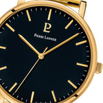 PIERRE LANNIER Essential men's watch gold-plated steel bracelet - view D1