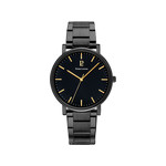 Montre PIERRE LANNIER Essential homme bracelet acier noir - vue 1
