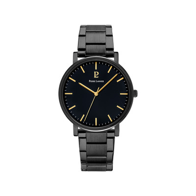 Montre PIERRE LANNIER Essential homme bracelet acier noir - vue 1