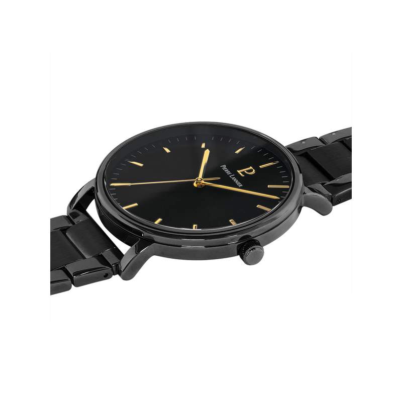 Montre PIERRE LANNIER Essential homme bracelet acier noir - vue 2