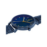 Montre PIERRE LANNIER Essential homme bracelet acier bleu - vue 2