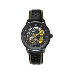 Montre PIERRE LANNIER Paddock homme automatique, bracelet cuir noir - vue 1