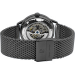Montre PIERRE LANNIER Paddock homme automatique bracelet acier noir - vue 3