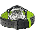 Montre PIERRE LANNIER Paddock homme automatique bracelet cuir noir - vue 3