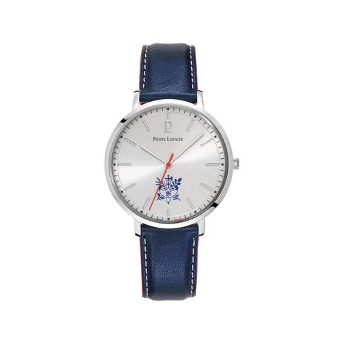 Montre PIERRE LANNIER Élysée homme bracelet cuir bleu