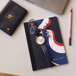 Montre PIERRE LANNIER Élysée homme automatique, bracelet cuir bleu - vue D2