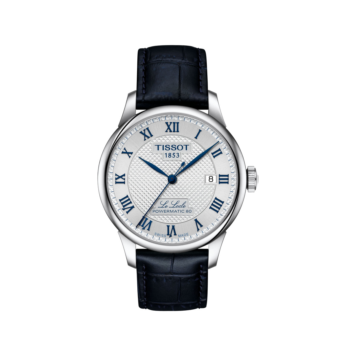 Montre TISSOT T-CLASSIC LE LOCLE 20TH ANNIVERSARY POWERMATIC 80 homme automatique, cadran gris bracelet acier inoxydable - vue 5