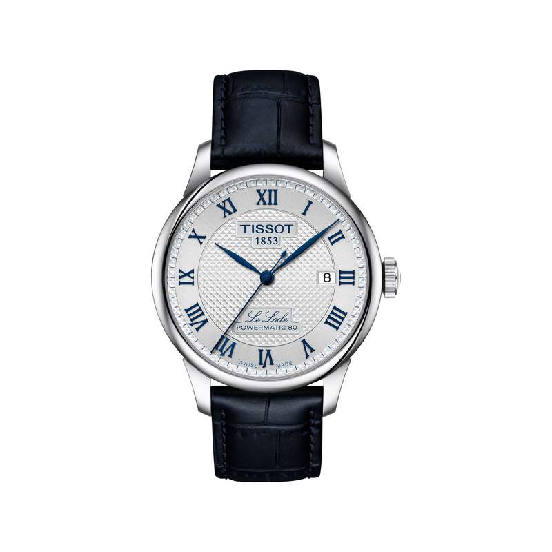 Montre TISSOT T-CLASSIC LE LOCLE 20TH ANNIVERSARY POWERMATIC 80 homme automatique, cadran gris bracelet acier inoxydable - vue 5