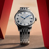 Montre TISSOT T-CLASSIC LE LOCLE 20TH ANNIVERSARY POWERMATIC 80 homme automatique, cadran gris bracelet acier inoxydable - vue VD4