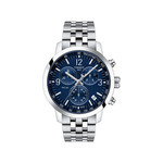 Montre TISSOT T-SPORT PRC 200 homme cadran bleu bracelet acier inoxydable - vue 1