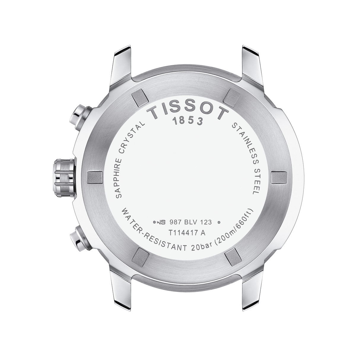 Montre TISSOT T-SPORT PRC 200 homme cadran noir bracelet acier inoxydable - vue 3