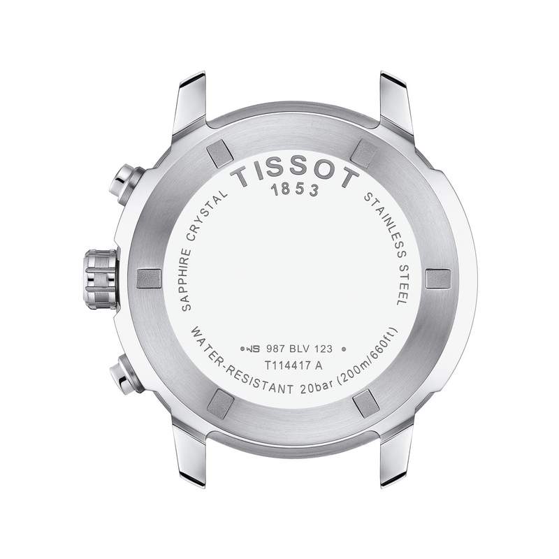 Montre TISSOT T-SPORT PRC 200 homme cadran noir bracelet acier inoxydable - vue 3