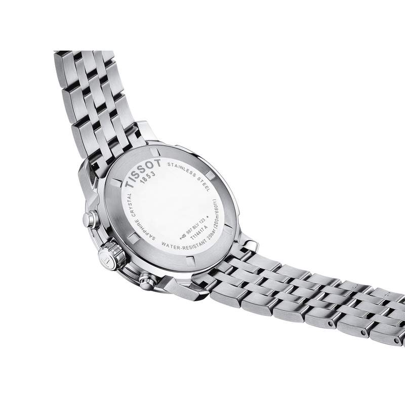 Montre TISSOT T-SPORT PRC 200 homme cadran noir bracelet acier inoxydable - vue D2