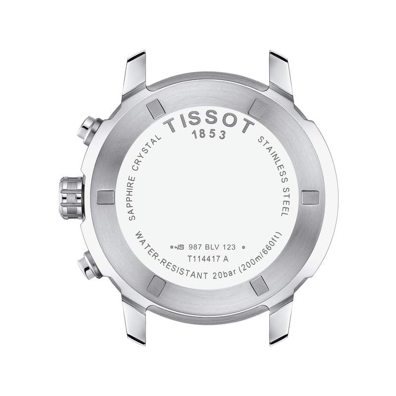 Montre TISSOT T-SPORT PRC 200 homme cadran noir bracelet caoutchouc noir - vue 3