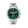 Montre TISSOT T-SPORT CHRONO XL CLASSIC homme cadran vert bracelet acier inoxydable - vue V1